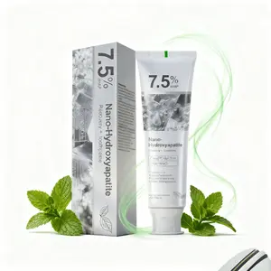 Advanced Nano Hydroxyapatite Toothpaste 7.5% HAP for Sensitive Teeth Gentle Daily Oral Care Non Abrasive Formula with Calcium Carbonate Hydrating Natural Ingredients