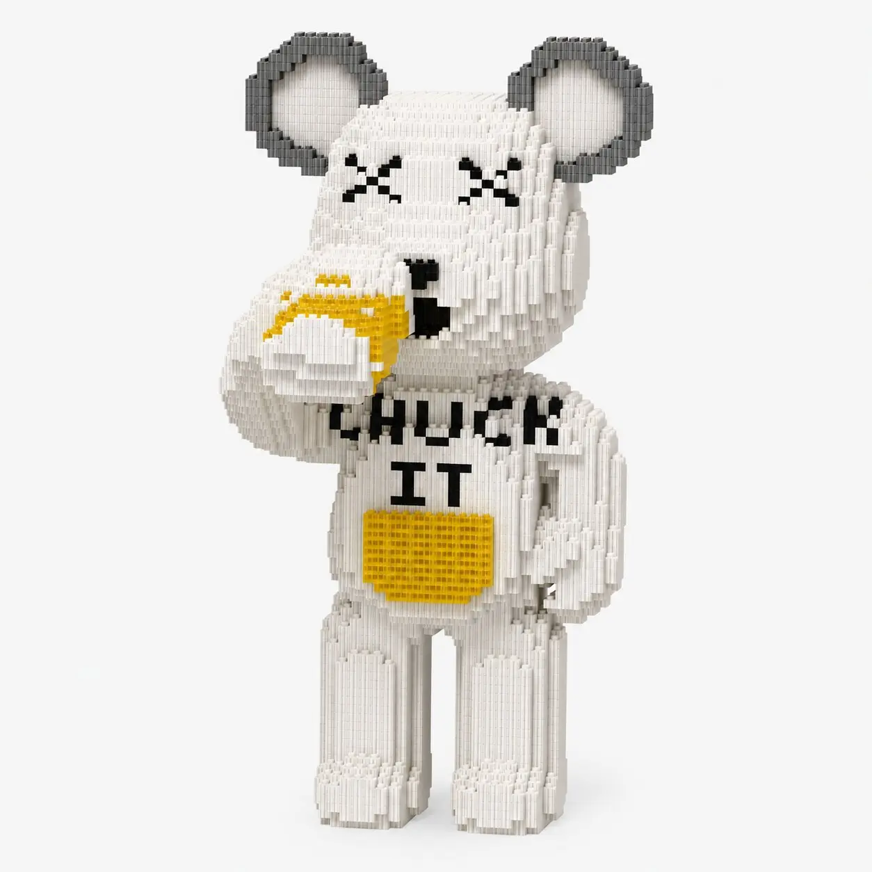 Cheers Bear (8,235 Pcs) 3D Micro Building Block Model Cheers Bear (8,235 Pcs) 3D Micro Building Block Model