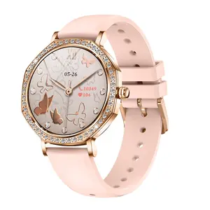 2026 New Ultra-Thin Women's Smartwatch, 1.32 Inch HD Amoled Touchscreen, Wireless Phone Call, Pedometer, Ipx-8 Water Resistant, Ai Voice Assistant, Multi Sport Mode Female Smart Watch SMS Reminder Push, Sports Tracking Smartwatch