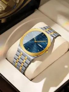 CAREKISO Luxury Fashion Men's Watch Waterproof Week Date Military Man Wristwatch Stainless Steel Quartz Men's Watches Sport Reloj