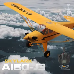 Wltoys XK A160 RC Airplane 650mm Wingspan 2.4G Radio Remote Control Aircraft 3D/6G Brushless Motor Plane Toys Gift With 2 Batteries