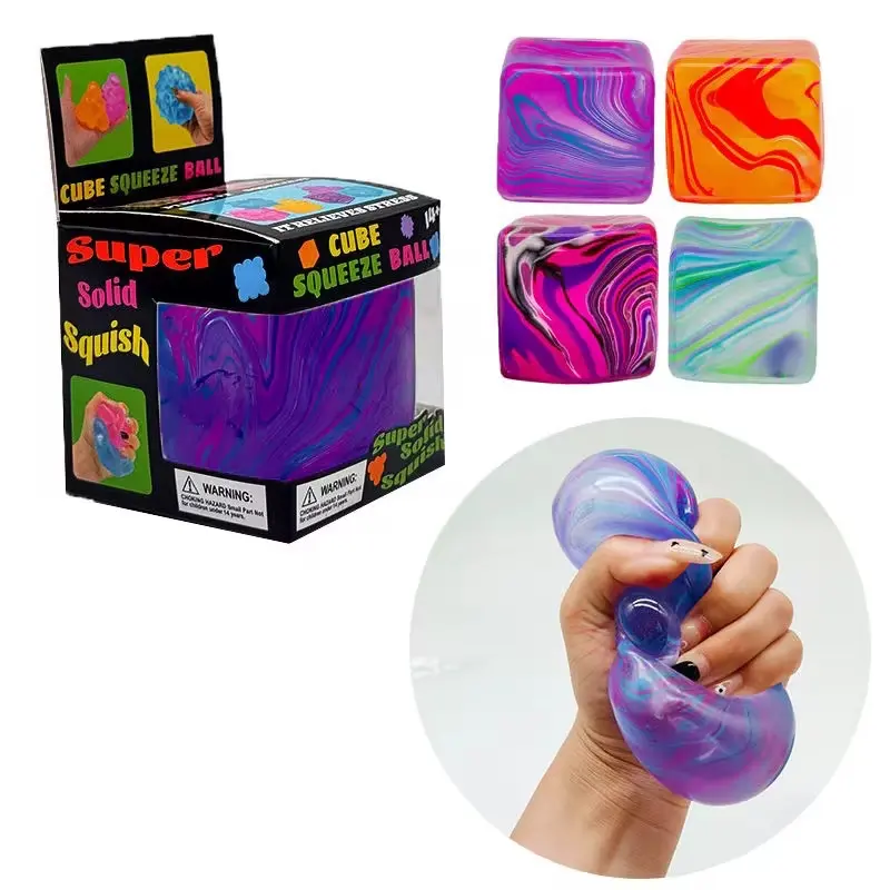 Squishy Ice Cube Stress Relief Toy Squishy Ice Cube Stress Relief Toy
