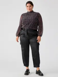 Classy Standard Rise Cargo Trouser Pant Black Inclusive Collection