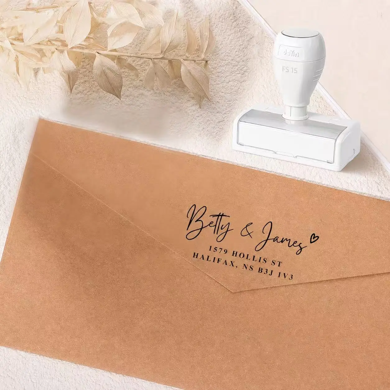 Personalized name with address seal, self-inking stamp wedding invitation, envelope seal, DIY crafts, gift packaging perfect gift