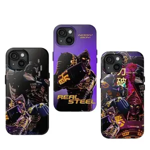 Noisy Boy Tough Case, Real Steel Movie Phone Case For iPhone X 11 12 13 14 15 16 Plus Pro Max screen protector Shockproof Protection