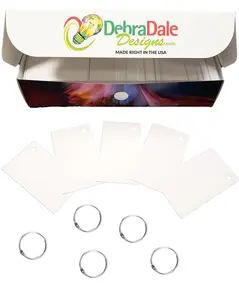 2x3.5 Mini Blank Index Cards | 800 Count | White Punched 253gsm Premium Weight