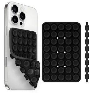Silicone Suction Cup Phone Stand, Adhesive Holder for Smartphones, Durable and Safe Design, Octobuddy Suction Phone Mount, Phone Grip