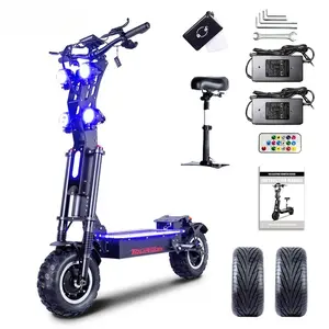 Tourson X14 2025 New Release 10000W Off-road Electric Scooter 14" Tires 72V-40AH Battery 110KM/H Speed Dual Motors Commuter High-Power Motor Bike