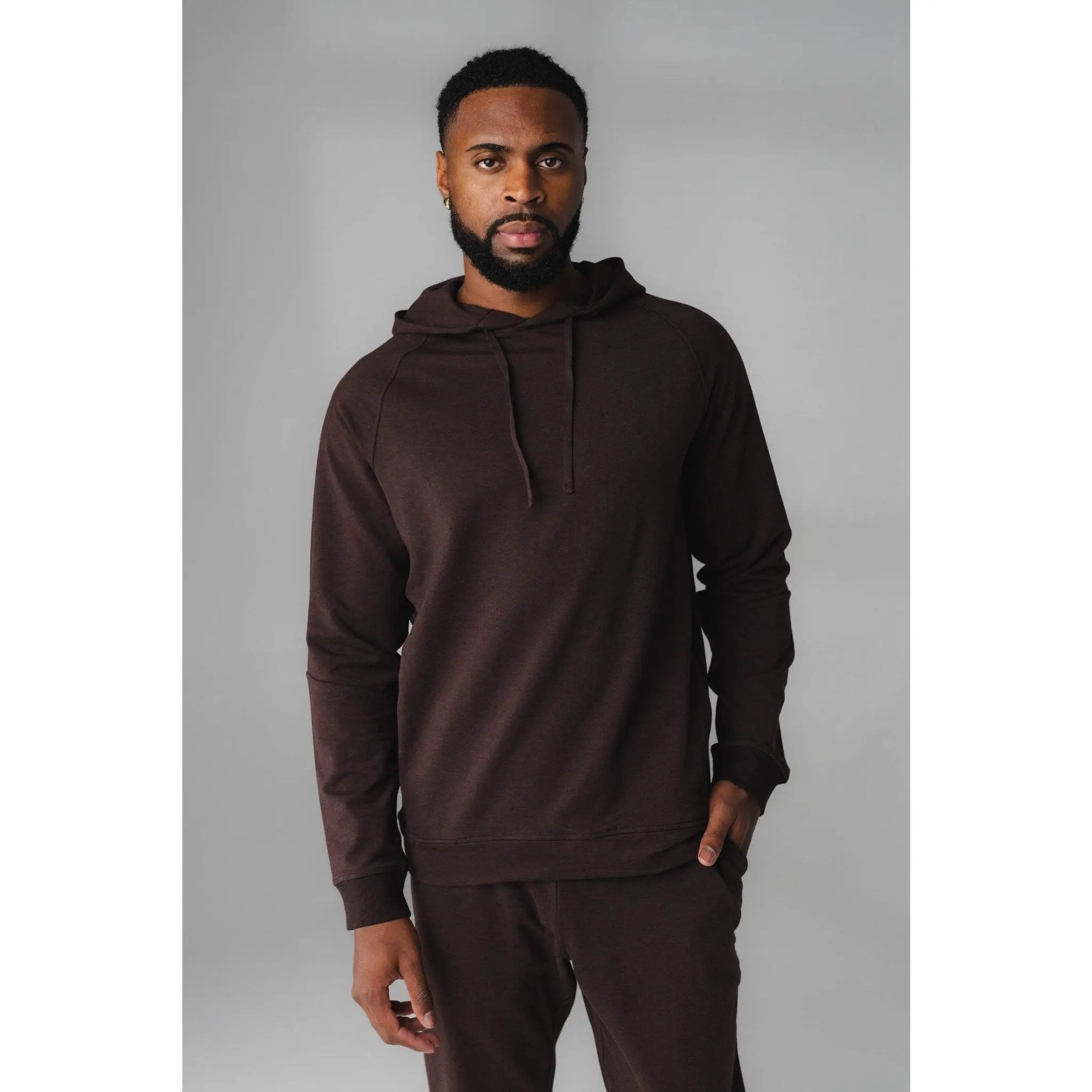 Vitality Uni Studio Hoodie - Espresso Marl