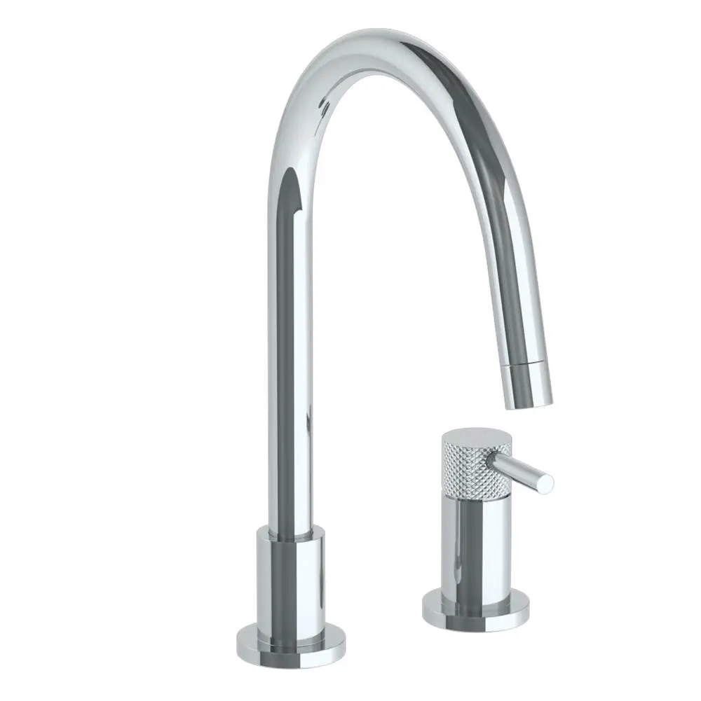 Watermark 22-7.1.3G-TICV Deck Mounted 2 Hole Gooseneck Kitchen Faucet