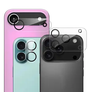 Full HD Transparent Camera Lens Protector Film for iPhone 17 Series, Anti-Scratch & Fingerprint Resistant, Perfect Gift for Family & Friends