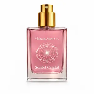 Scarlet Crystal Extrait De Parfum By Maison Aura Co. - Ambergis, Jasmine, Saffron, Cedarwood