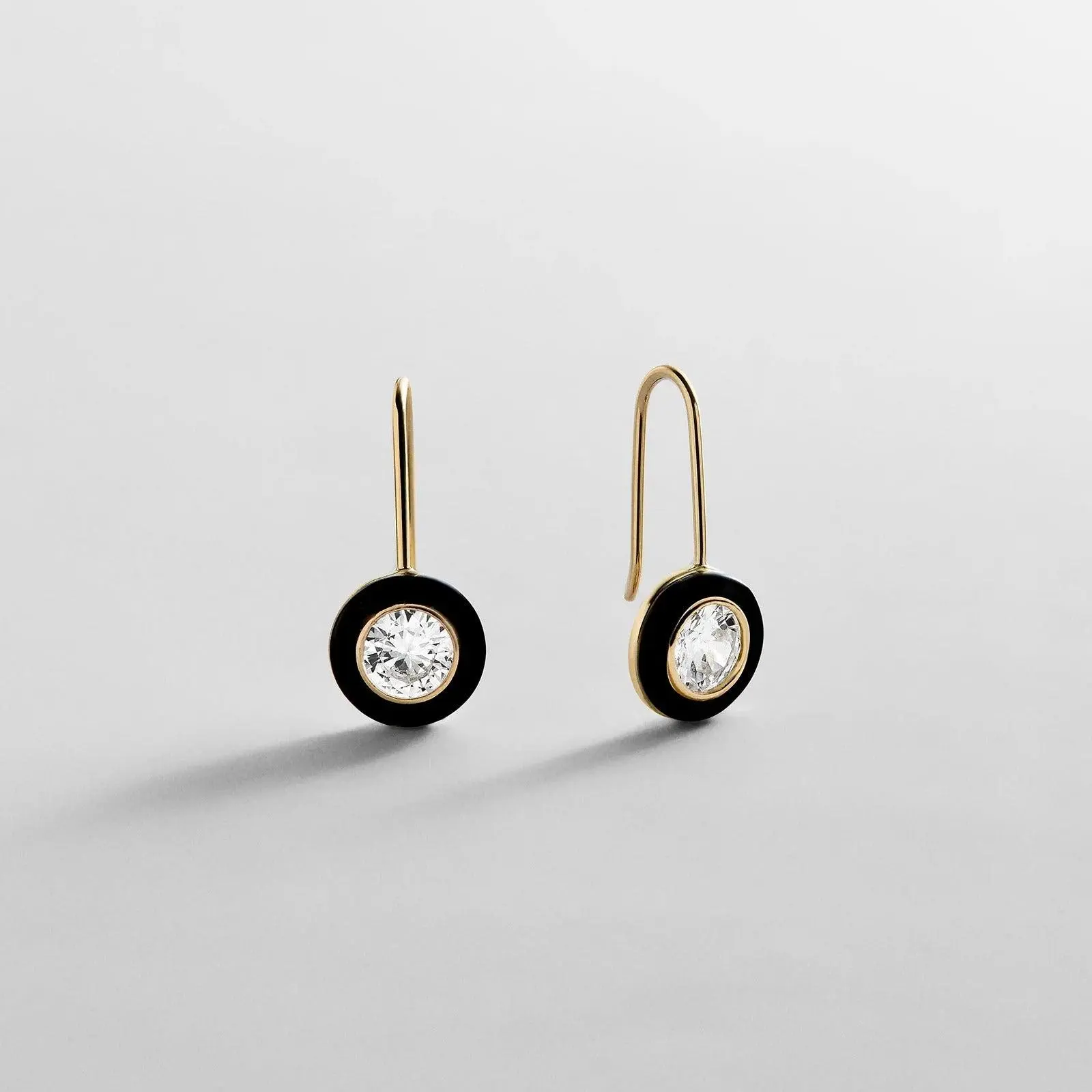 Fallon 14K Gold Semi-Precious Earrings - Onyx Fallon 14K Gold Semi-Precious Earrings - Onyx