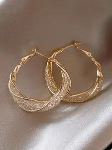Unique Mesh Crystal Statement Earrings for Women, Perfect for Music Festivals, Daily Activities, Beach Parties, Banquets, and More