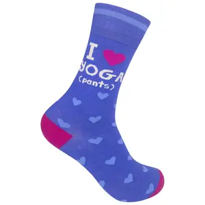 I Love Yoga (pants) Socks