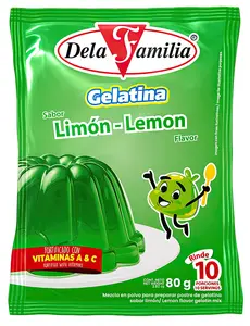 Gelatina Limón (12 Pack) - Sabor Refrescante y Delicioso