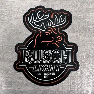 Bush Light (Deer Hunting Decal) 3.5”x4.25