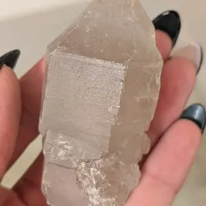 Smoky Quartz with Golden Rutile from Brazil