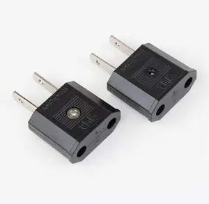 220 to 110 Travel Adapter (Korea to USA) Plug Outlet  Set of 2