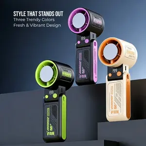 Ice fan Portable Handheld High Speed Fan 199 Adjustable Levels Foldable for Summer Travel Vacation Essentials& Outdoor Activities cool fan Romantic Gifts for Guy Summer Gift