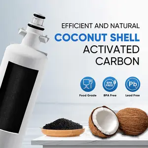 LT700P Refrigerator Water Filter 1-Pack - Compatible with LG LFXS30766S, Samsung DA97-17338A, Maytag 9690 Water Filter Cartridge