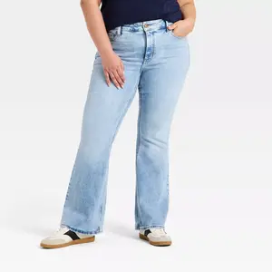 Women's High-Rise Vintage Flare Jeans - Ava & Viv Women's High-Rise Vintage Flare Jeans - Ava & Viv