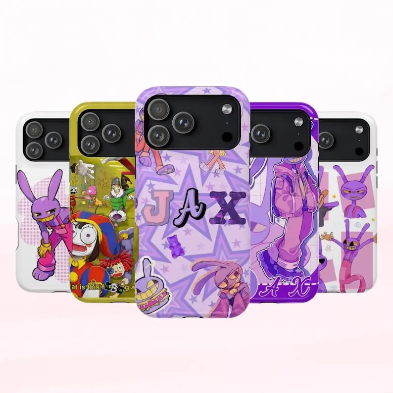 Jax Phone Case, The Amazing Digital Circus Phone Case, Pomni TADC Case Gifts, Anime case, Compatible With iPhone 11 -17, Samsung S24 - S26