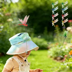 3D Garden Stakes Decor Fly Deterrent for Indoor Outdoor Garden Deer Horse Bird and Fly Scare Devices Multifunctional Decorations