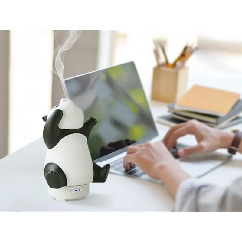 Essential Oil Diffuser - Cute Rotatable Diffuser with 7 - Color Light for Home Bedroom and Office Aromatherapy