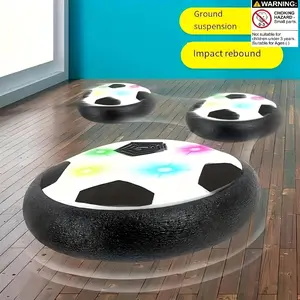 Floating Soccer Ball with LED Light for Indoor and Outdoor Fun, Interactive Gift for Kids, Requires 3 Aa Batteries, Lightweight Design, Playroom, Football Balls