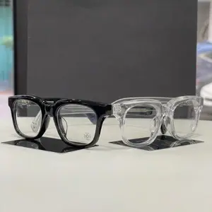 Trendy Square Glasses for Women & Men – Anti Blue-light, High Quality Rimless for Men Women, Eyeglasses in Titanium Stainless Steel