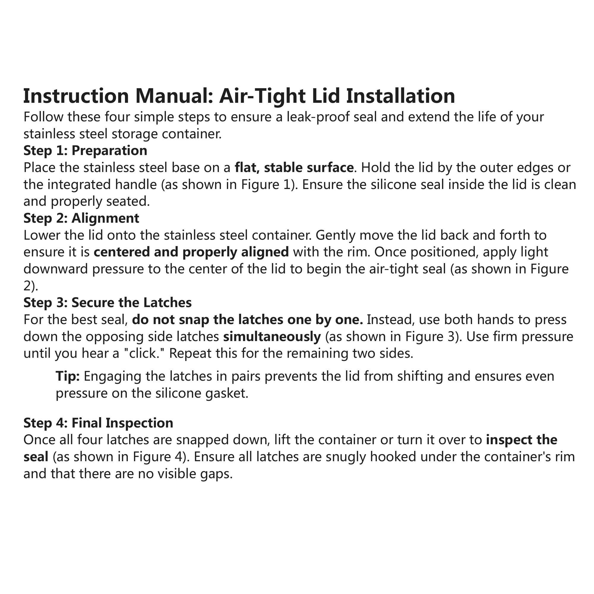 Yakimoto 2/4/6/8/10 PCS Extra-Large Stainless Steel Food Storage Containers With Blue Lids - Deep Design, Airtight Seal, Perfect For Refrigerator Organization, Meal Prep, Lunch Boxes & Kitchen Pantry