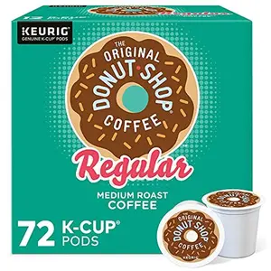 The Original Donut Shop Regular Keurig Single-Serve K-Cup Pods, Medium Roast Coffee, 72 Count