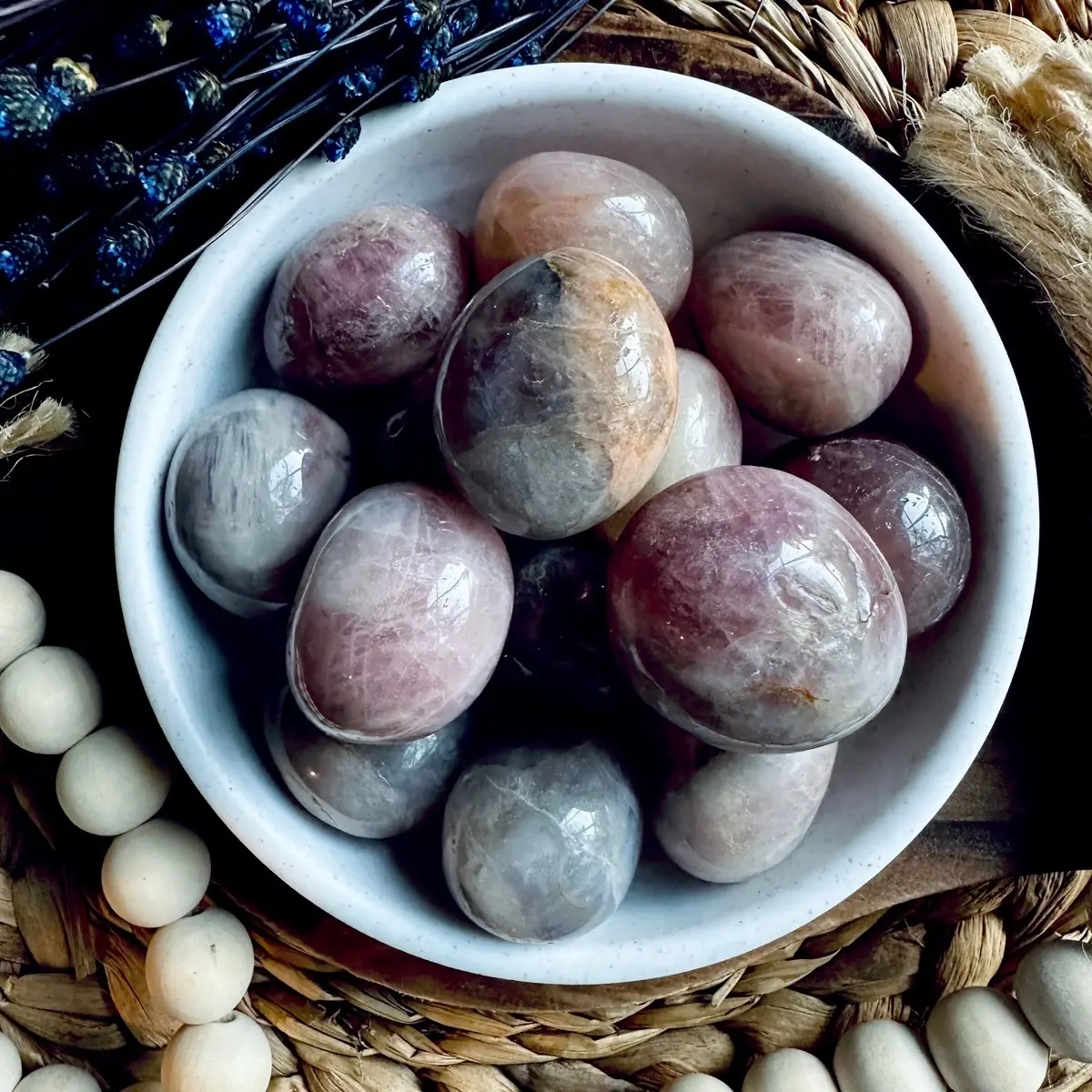 Lavender Rose Quartz Crystal