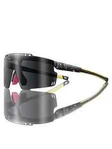 Unisex Fashionable Flip-Up Lens Sunglasses, 2024 New Style Outdoor Sports Eyewear for Cycling, Running, Fishing, Driving, Fashion Accessories for Outdoor Activities