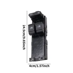 Front Driver Side Power Window Switch Compatible with Volkswagen Passat 3b/bora Golf Skoda Fabia Octavia, Replacement Car Part