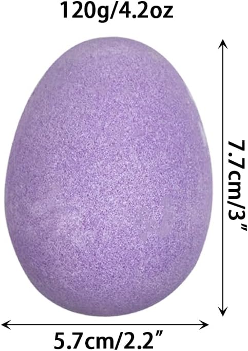 6 Pack Easter Bath Bombs with Squishy Toys Inside, Easter Basket Stuffers, Easter Gifts for Kids Boys Girls, Fun Bath Toys, Kids Party Favors & Egg Hunt