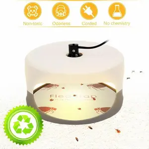 Advanced Flea Trap with Light & Heat - Effective Flea Killer for Home, Pet Areas & Carpets - Safe, Chemical-Free Pest Control