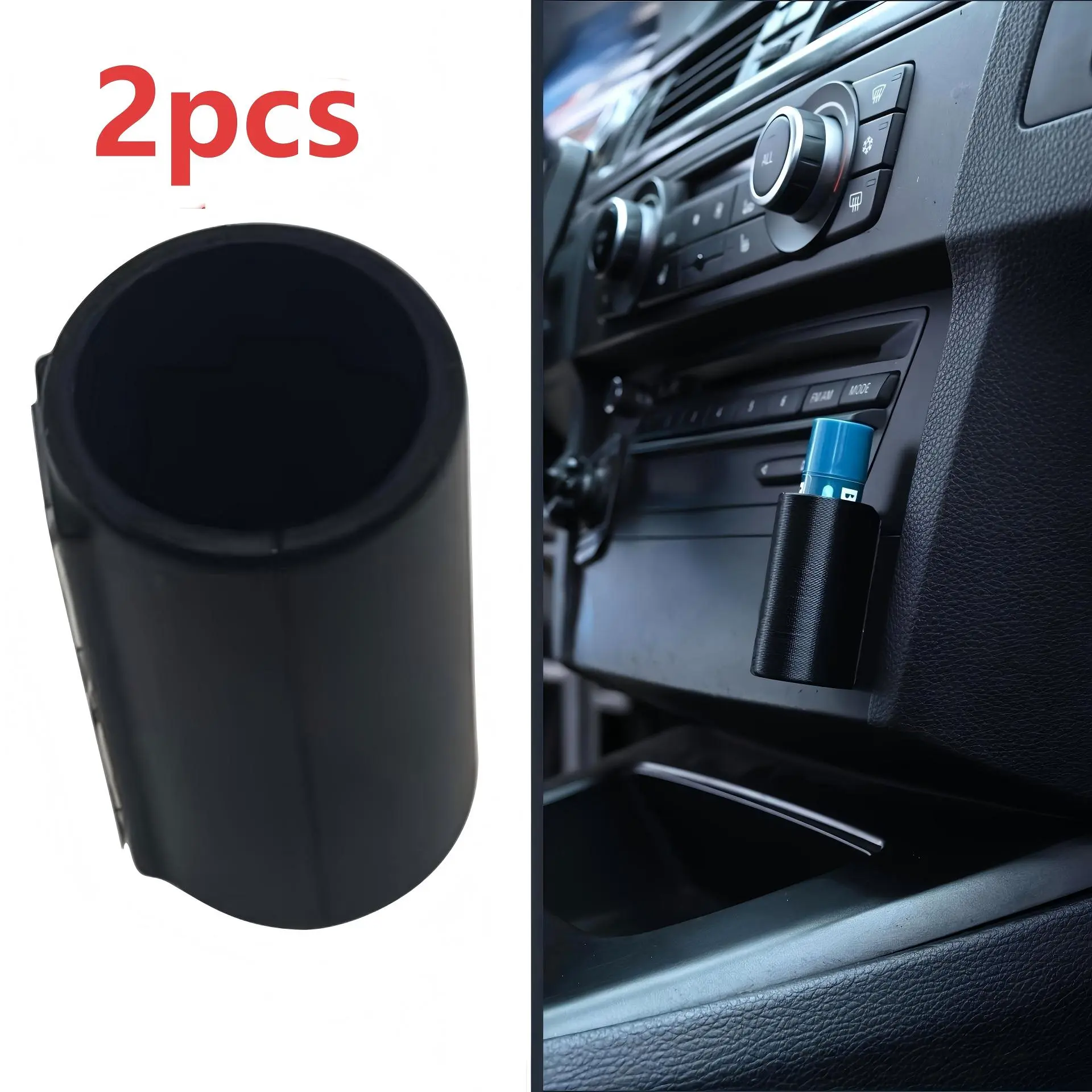 2pcs Car Storage Clips – Multi-Purpose Holders for Lip Balm, Cards & Small Items, Dashboard & Anywhere Use