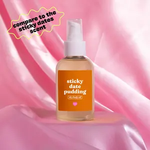 Sticky Date Pudding Body Oil - 4 oz Moisturizing Dry Body Oil with Long Lasting Scent Aroma