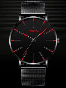 Men's Business Fashion Elegant Round Dial Analog Quartz Watch, Fashion Watch for Party, Daily Decor, Trendy All-match & Exquisite Watch for Birthday Gift, Quartz Wristwatch, Stylish Watch