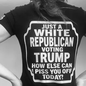 Republican t-shirt, trump clothing, trump shirts Womenswear Tshirt Lady Summer Women Streetwear vintage dickies