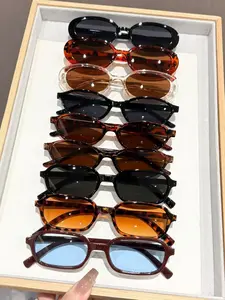 Women's Classic Elegant Sunglasses Set, Lightweight Comfortable Stylish Designs, Perfect for Driving Shopping Dating Daily Outing Commuting Travel, Rectangle Frame Sunglasses