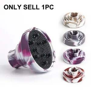 Portable Hair Dryer Diffuser Attachment, Gradient Color Foldable Design, Easy Storage, Suitable for Most Blow-Dryers, Travel & Home Use, Salon Dryer Accessories