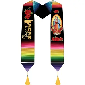 Romart Mexican American Graduation Sash 2026, Mexico Stole Class of 2026, Cultural Sashes for Adults Unisex