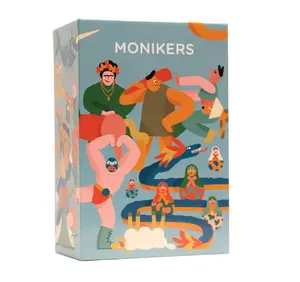 Monikers Card Game - Fun and Engaging Family Game for All Ages Easy to Play Suitable for Kids & Adults Perfect for Gatherings