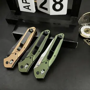 940 Folding Utility Knife, Quick Open Design, Metal Handle, Sharp Stainless Steel Blade, Heavy Duty Everyday Carry Tool for Men