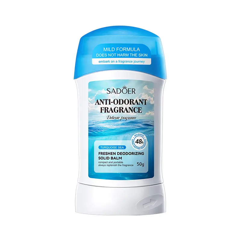 Sadoer Anti-Odor Solid Deodorant Balm Stick, Long Lasting Fragrance Underarm Freshener Portable Deodorant Stick For Women