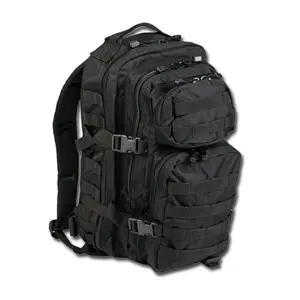 Mil-Tec 20L Black Ranger Assault Pack Tactical Backpack MOLLE Water-Resistant
