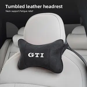 Car Seat Headrest Neck Pillow Support Protection For VW Atlas Jetta Touareg Variant Golf Polo GTI Taos Nivus Passat Tiguan Arteon Taigo Caddy Sharan Beetle CC Amarok Transporter Caravelle Crafter Touran Scirocco Virtus